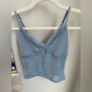 BRAND NEW Garage Lace Trim Mesh Cami